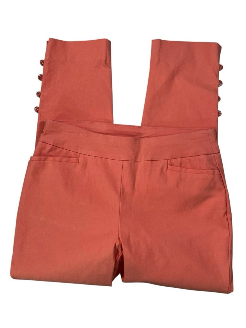 Chico's so slimming Brigitte Button hem pull on pants 00(2) Petite